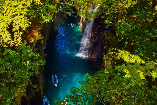 Panorama of Takachiho Gorge