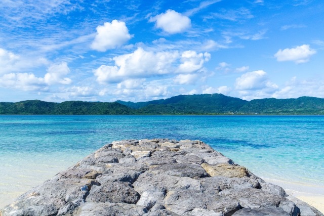 石垣島の砂浜