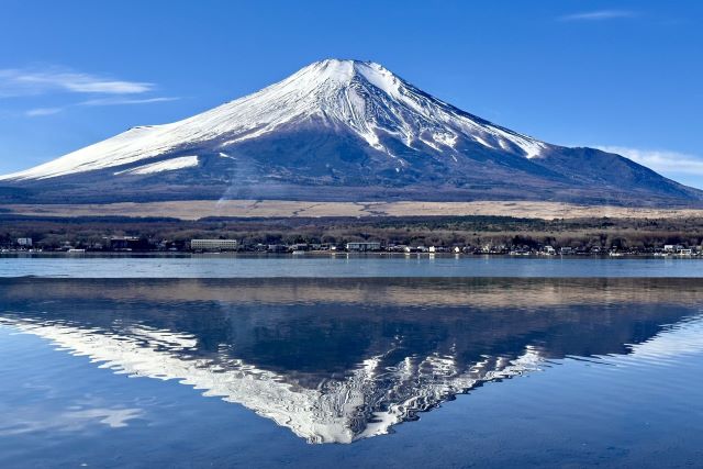 山中湖全景