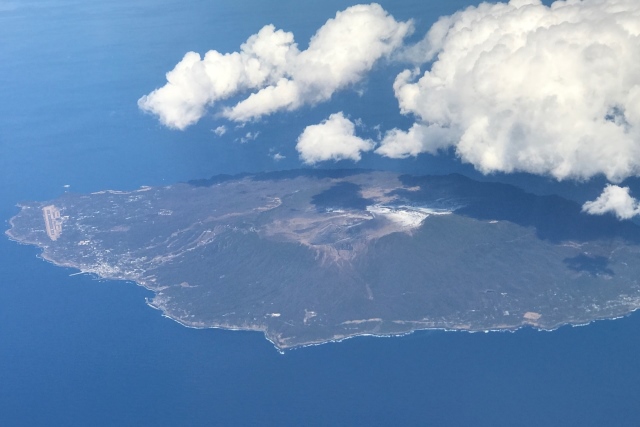 Panorama of Izu Oshima