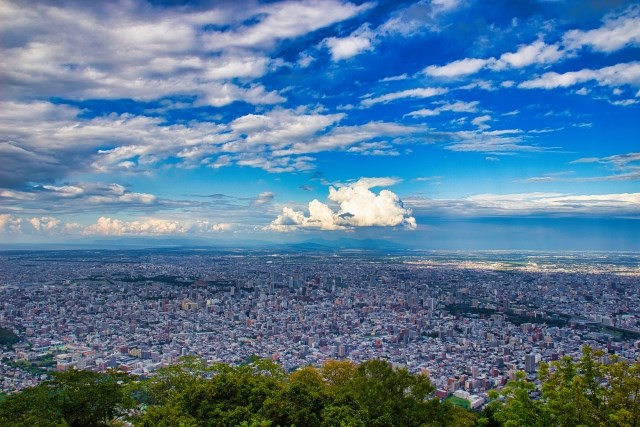 藻岩山全景