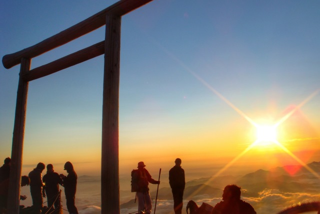 Sunrise at Mount Fuji