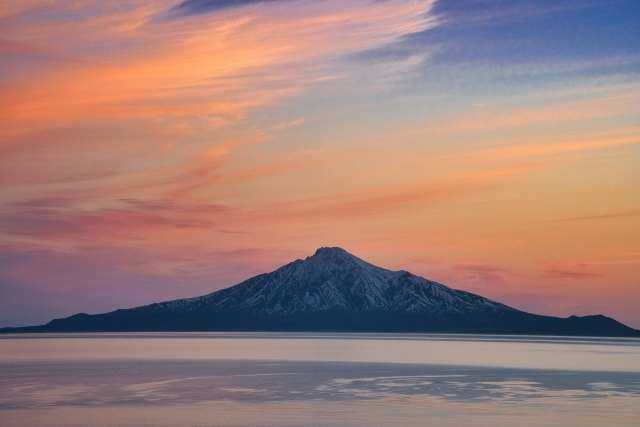 Sunset at Rishiri Fuji