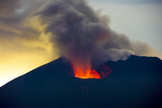 Sakurajima lava