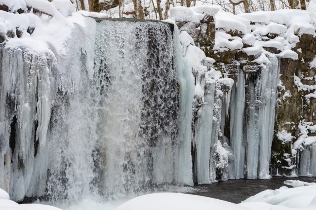 Choshi Waterfall Icefall