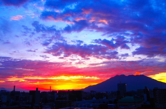 Sakurajima at Dawn