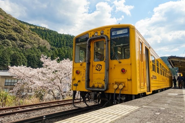 Train at Nakamura Station