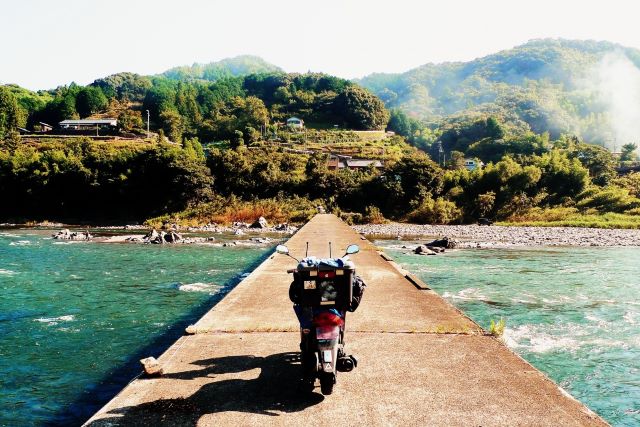 Shimanto River and Bikes