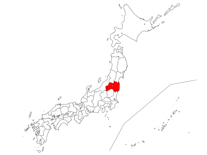 Map of Fukushima Prefecture
