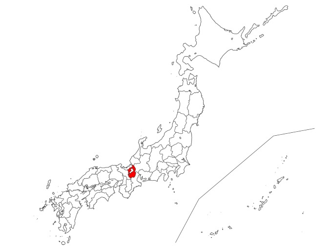 滋賀県の地図