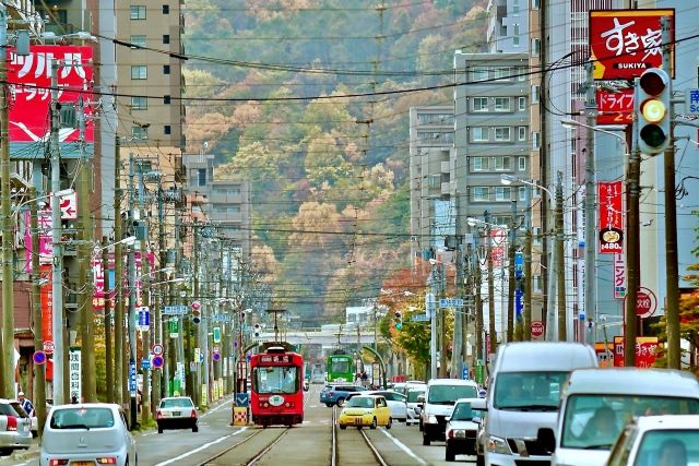 Sapporo streetcar