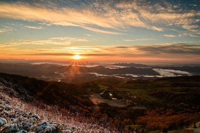 Morning Sun at Shiga Kogen