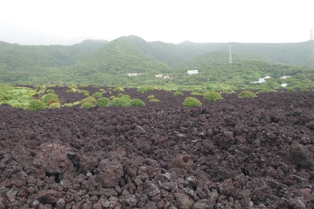 Lava of Miyakejima