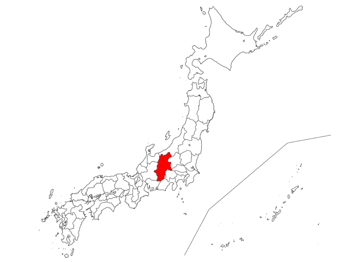 Map of Nagano Prefecture
