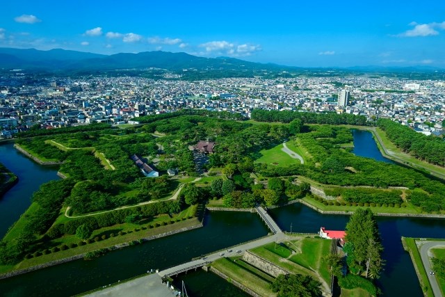 Fresh Greenery of Goryokaku