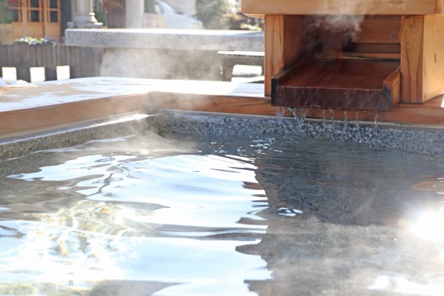 Bath at Iizaka Onsen