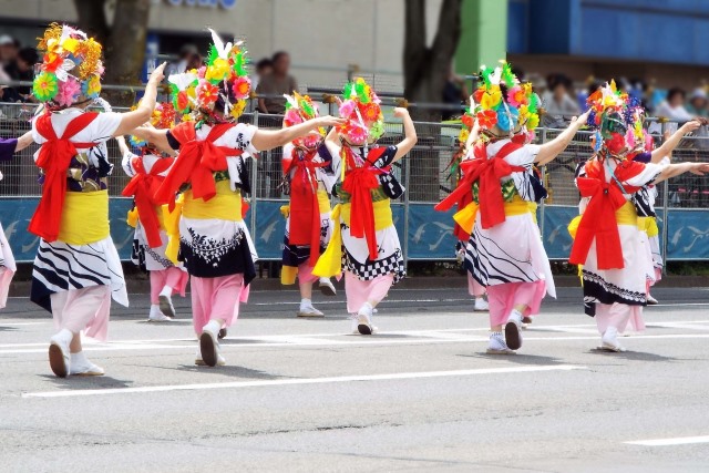 Dancers at Nebuta Festival