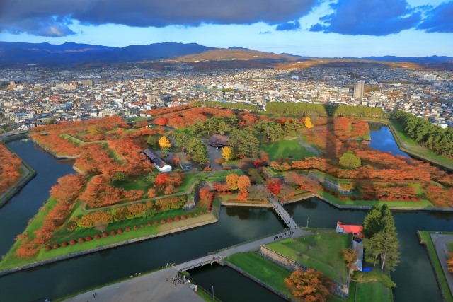 Autumn Foliage of Goryokaku