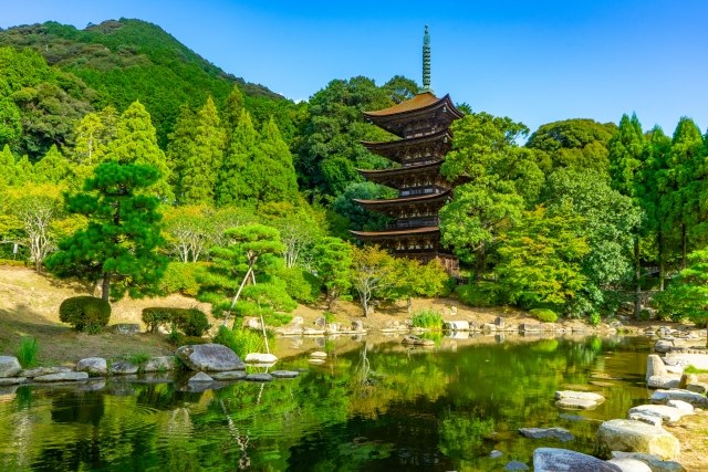 Rurikouji Temple's Five-story Pagoda