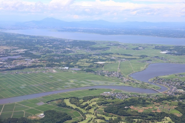 Panoramic View of Lake Kasumigaura