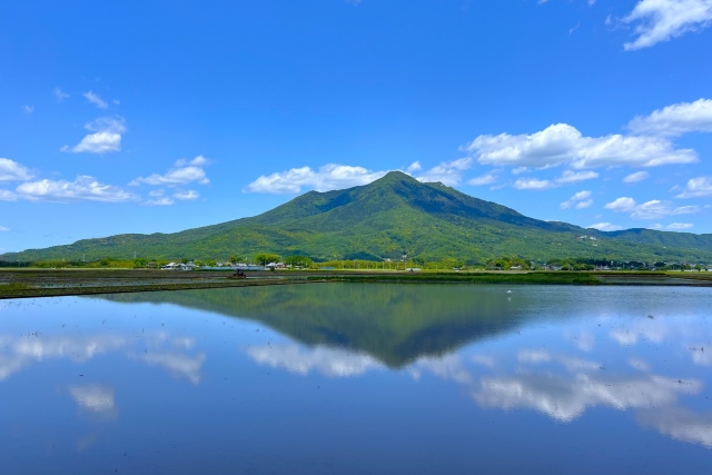 筑波山全景