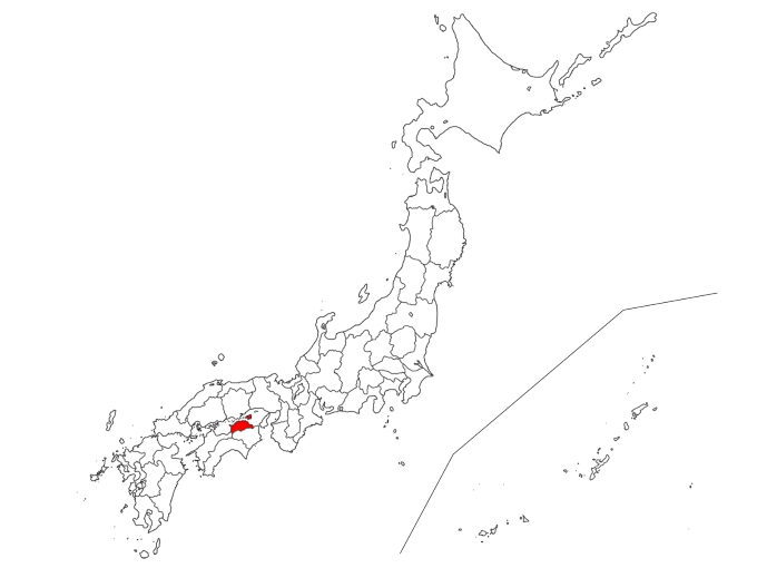 Map of Kagawa Prefecture