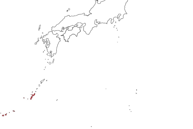 沖縄県の地図