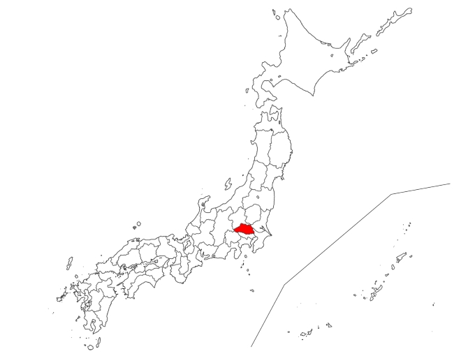 Map of Saitama Prefecture